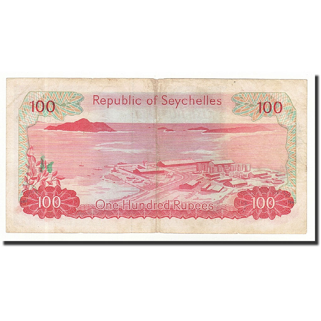 Billete, 100 Rupees, 1977, Seychelles, KM:22a, MBC