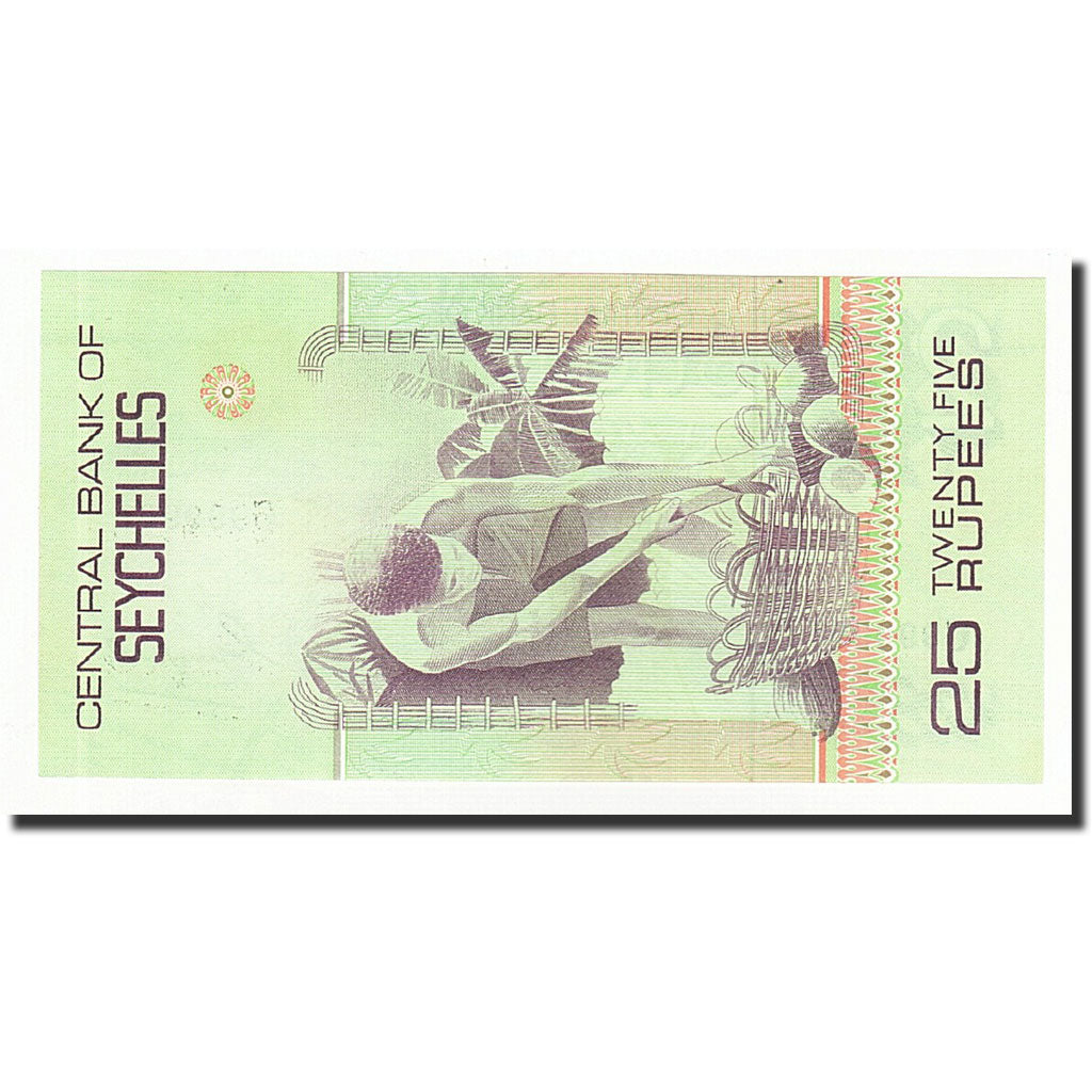 Geldschein, Seychelles, 25 Rupees, Undated (1979), KM:24a, UNZ
