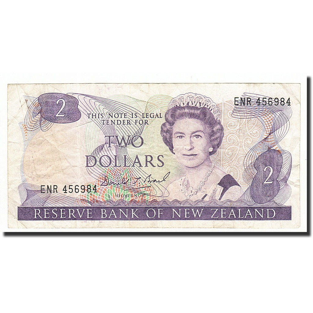 Neuseeland, 2 Dollars, 1989-1992, KM:170c, S