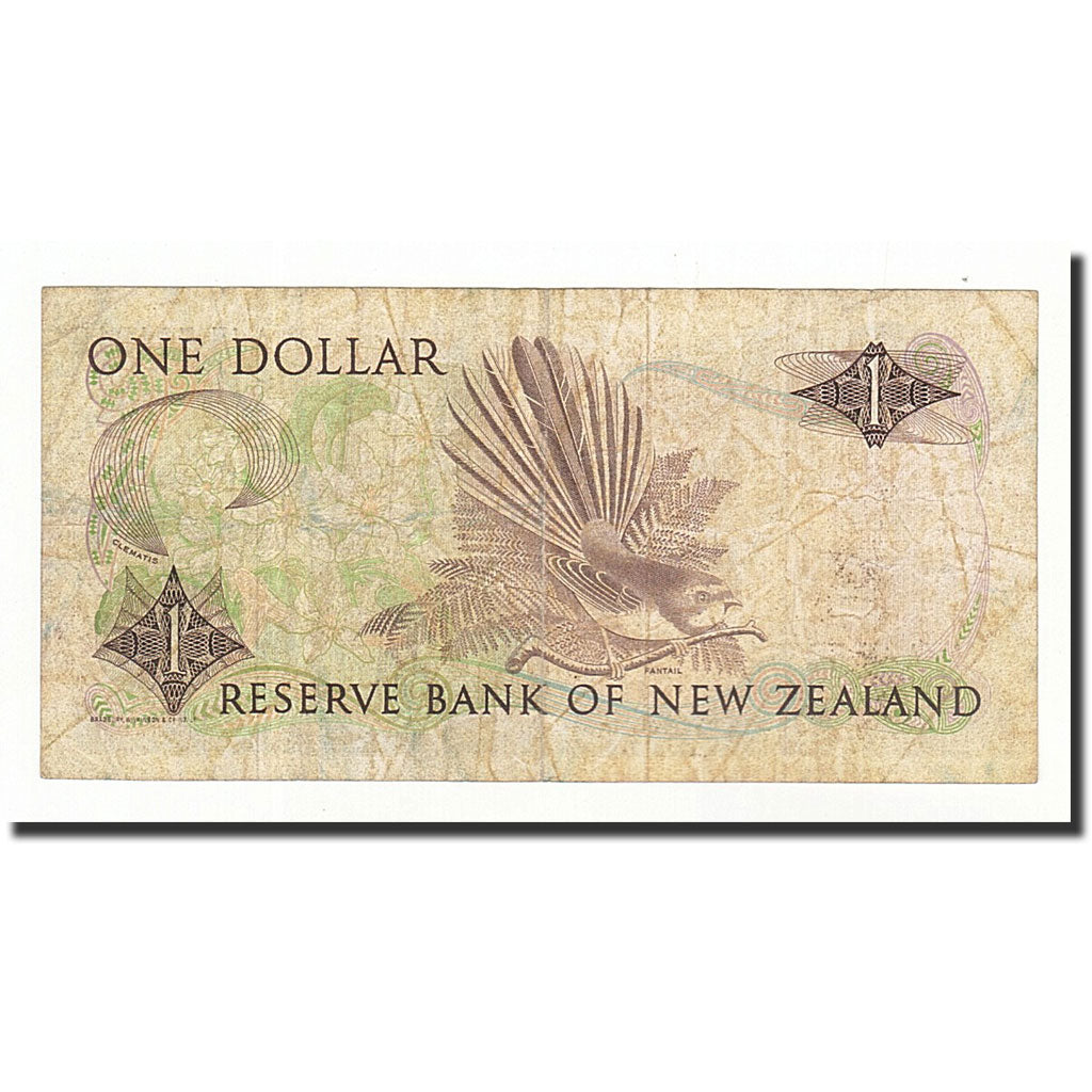 Nouvelle-Zélande, 1 Dollar, 1985-1989, KM:169b, TB