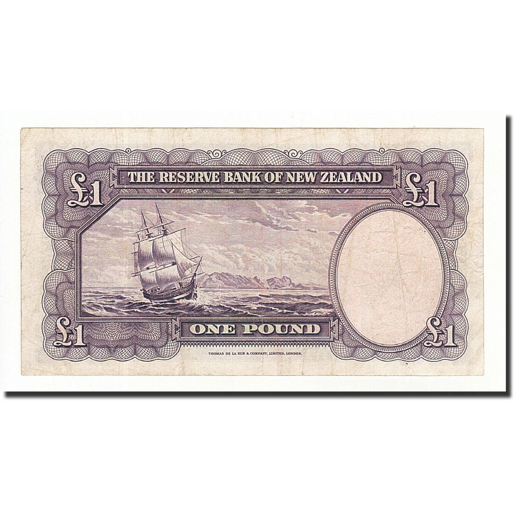 Geldschein, Neuseeland, 1 Pound, 1940-1955, KM:159a, SS