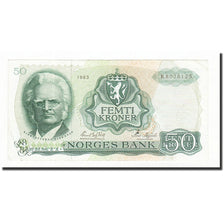 Norvegia, 50 Kroner, 1983, KM:37D, SPL