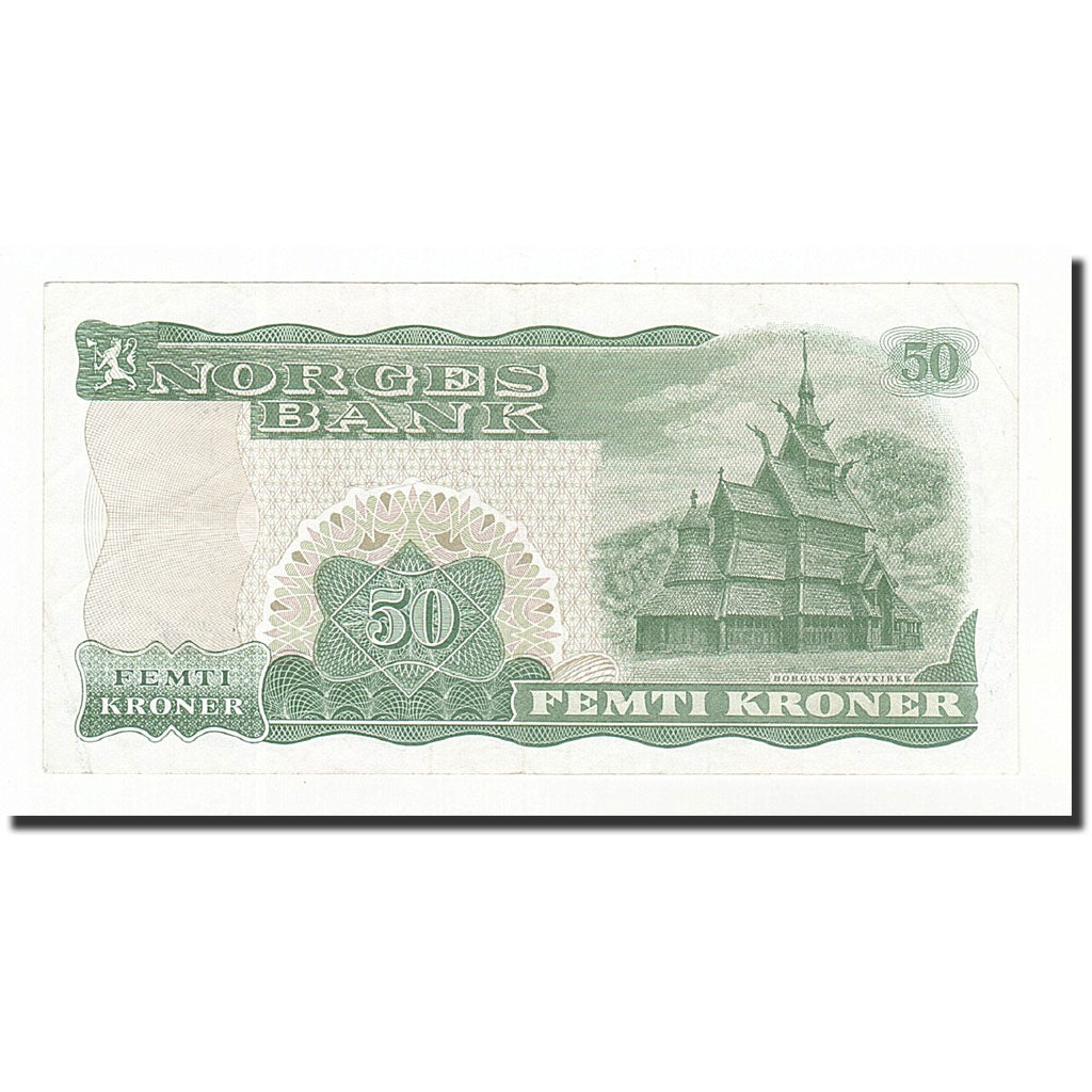 Norvegia, 50 Kroner, 1983, KM:37D, SPL