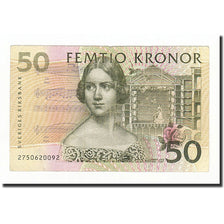 Svezia, 50 Kronor, 1996-2000, KM:62a, BB+