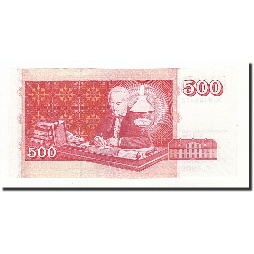 Banconote, Islanda, 500 Kronur, KM:55a, 2001-05-22, FDS