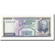 Geldschein, Iceland, 1000 Kronur, 1961-03-29, KM:46a, UNZ-