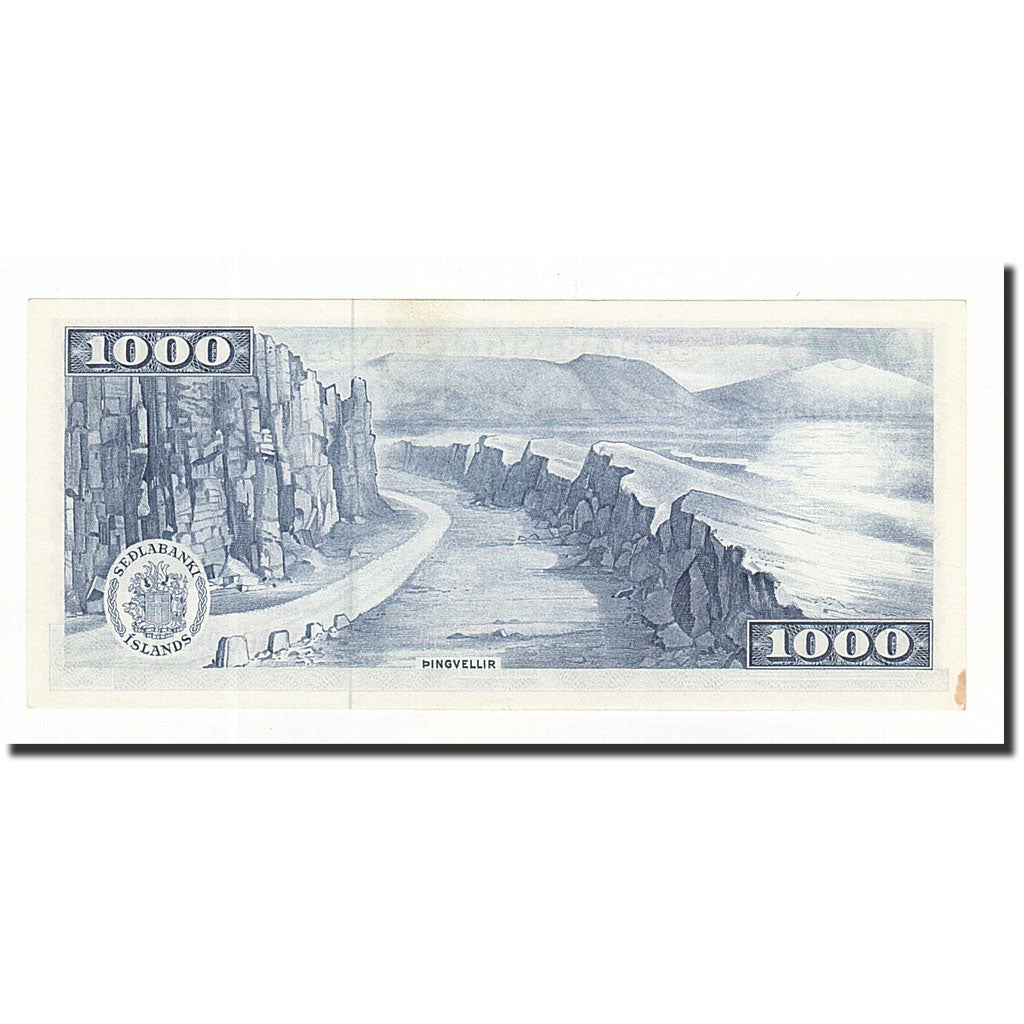 Geldschein, Iceland, 1000 Kronur, 1961-03-29, KM:46a, UNZ-