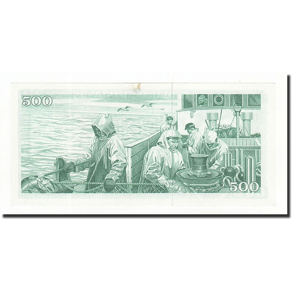 Banconote, Islanda, 500 Kronur, KM:45a, 1961-03-29, SPL