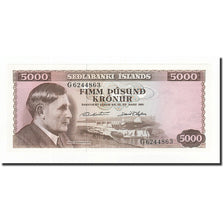 Billete, 5000 Krónur, Islandia, KM:47a, 1961-03-29, UNC