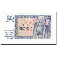 Banconote, Islanda, 10 Kronur, KM:48a, 1961-03-29, FDS