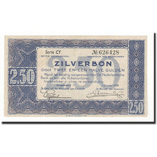 Geldschein, Niederlande, 2 1/2 Gulden, 1938-10-01, KM:62, UNZ-
