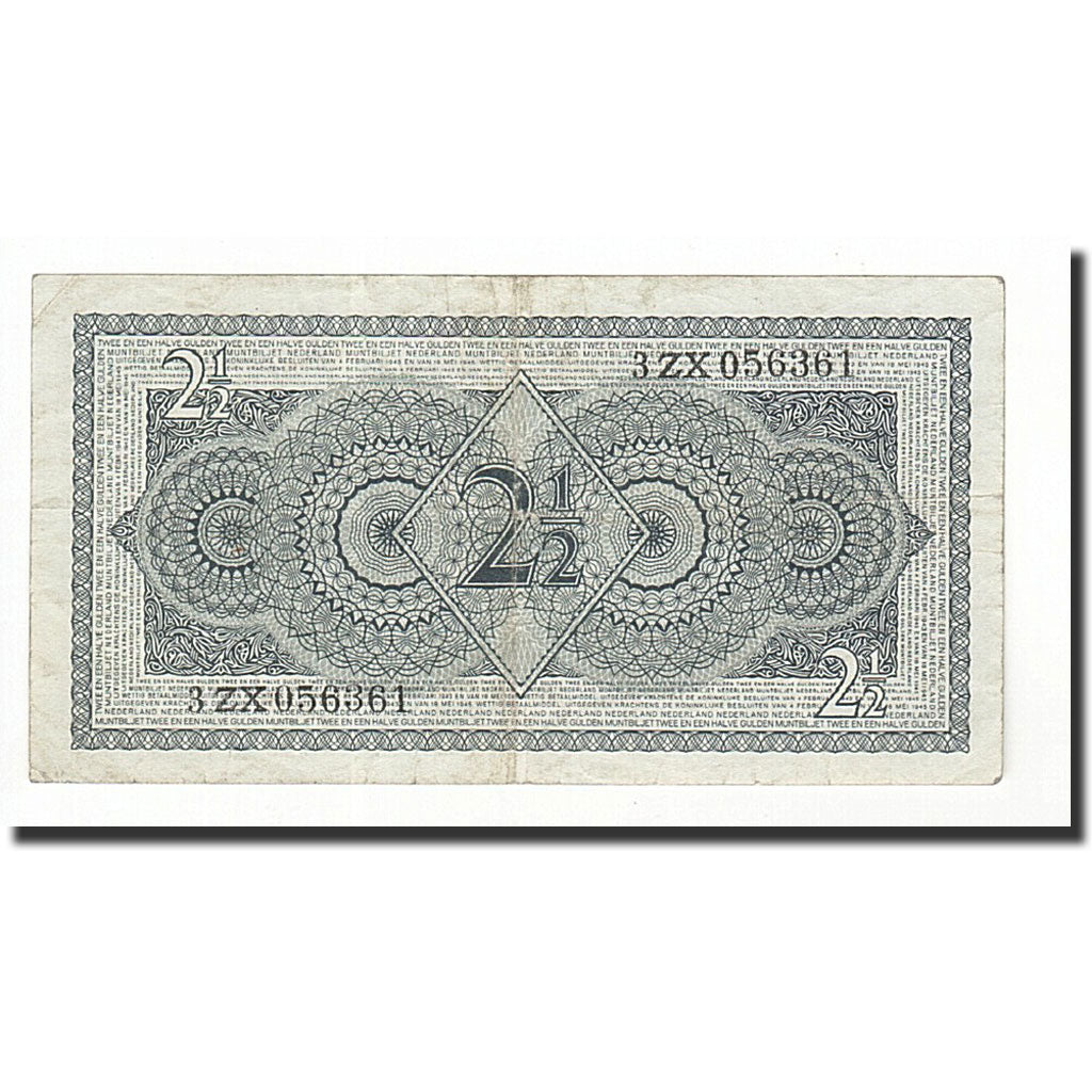 Banconote, Paesi Bassi, 2 1/2 Gulden, KM:73, 1949-08-08, BB