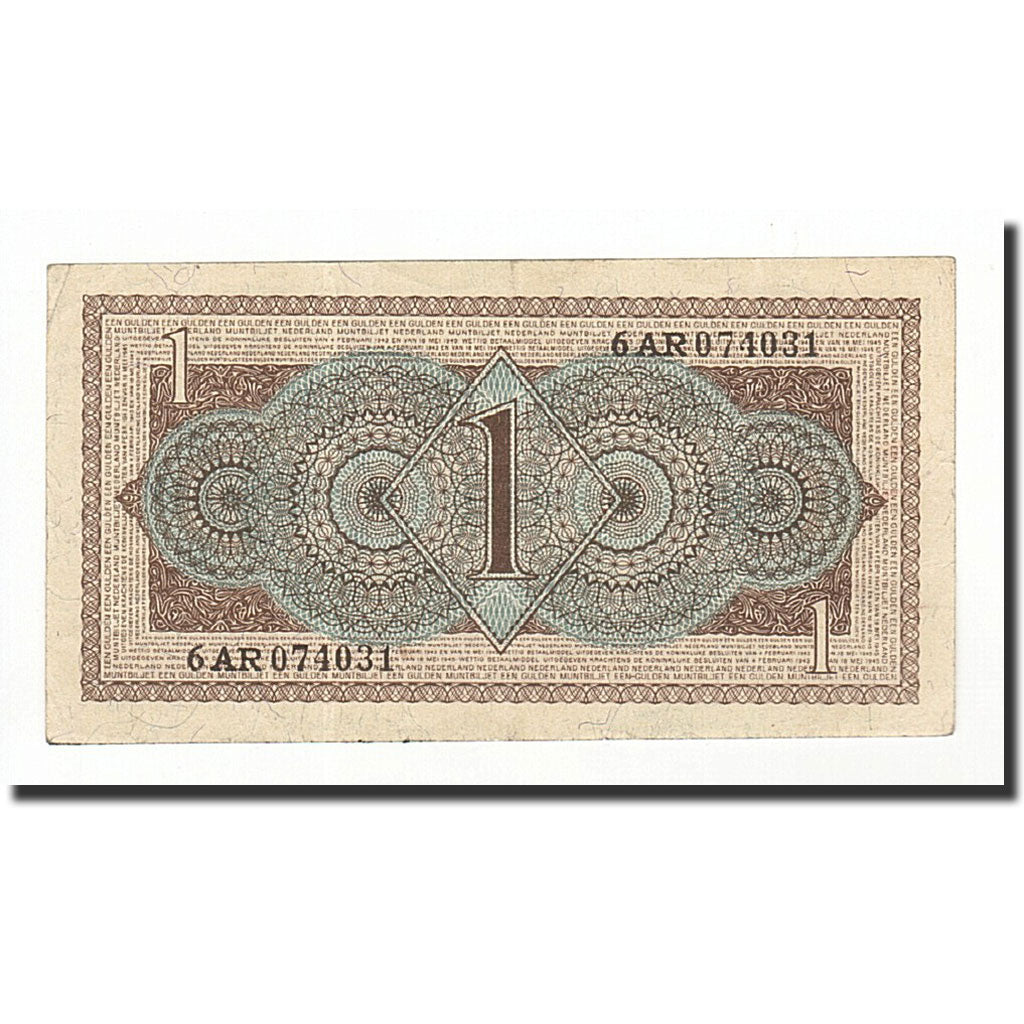 Paesi Bassi, 1 Gulden, KM:72, 1949-08-08, MB