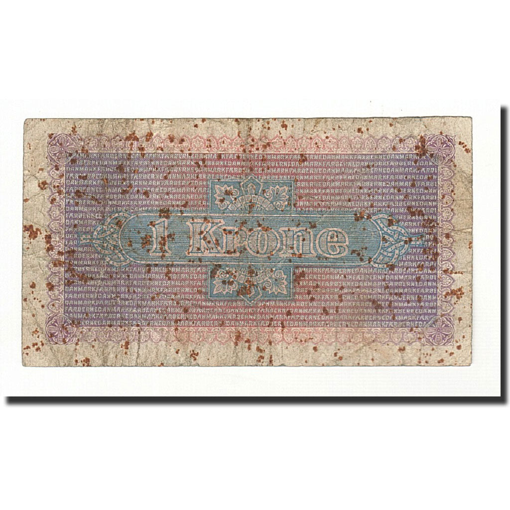 Isole Faroe, 1 Krone, 1940, KM:9, B+