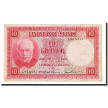 Islanda, 10 Kronur, 1928, KM:33a, MB