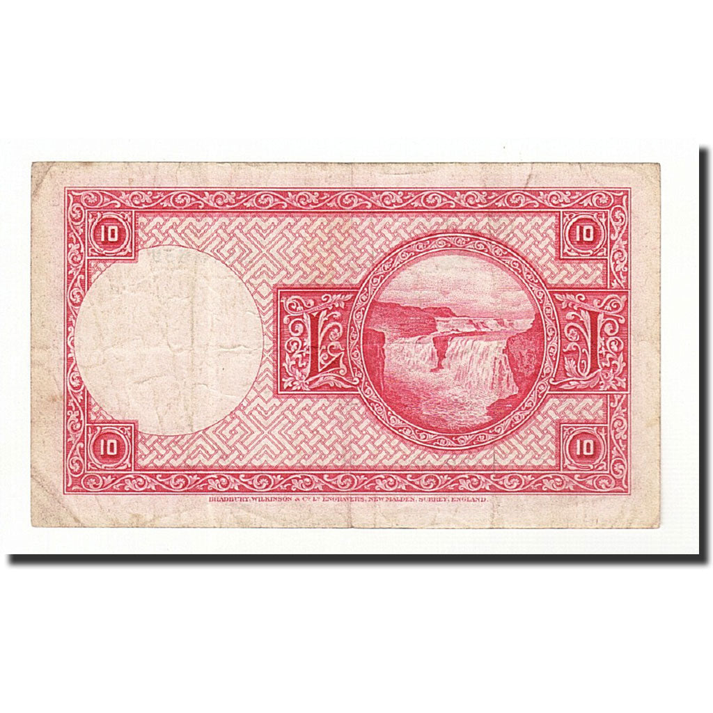 Islanda, 10 Kronur, 1928, KM:33a, MB