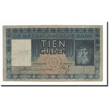 Netherlands, 10 Gulden, KM:49, 1934-01-29, VF(20-25)