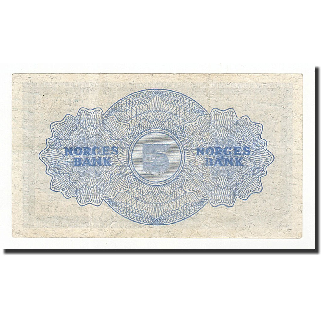 Norwegen, 5 Kroner, 1951-1953, KM:25d, SS+
