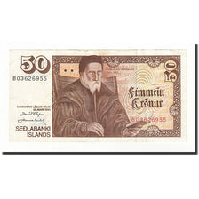 Islanda, 50 Kronur, KM:49a, 1961-03-29, BB