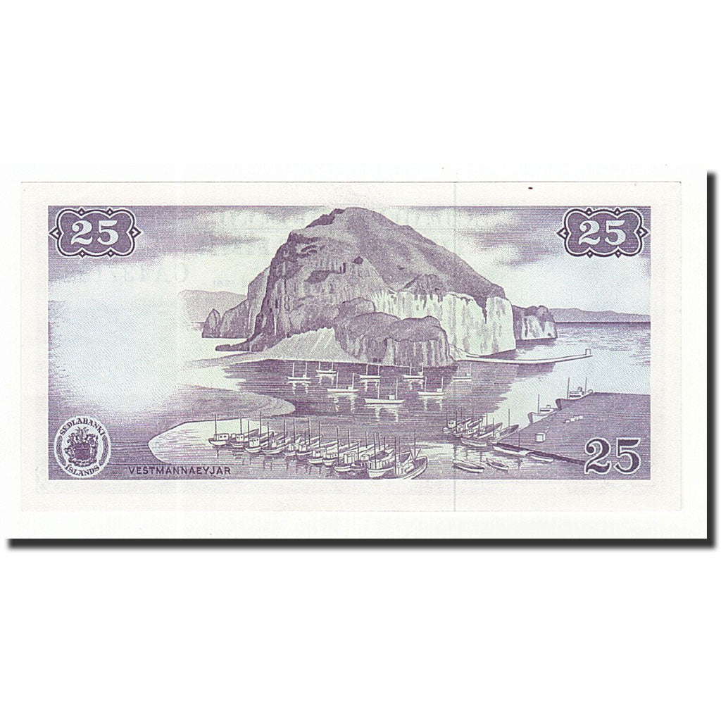 Banknote, Iceland, 25 Kronur, 1961-03-29, KM:43, UNC(65-70)