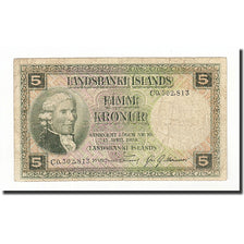 Islanda, 5 Kronur, KM:32b, 1928-04-15, MB