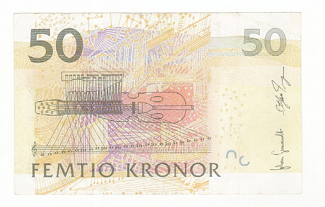 Svezia, 50 Kronor, 2008, KM:64b, SPL+