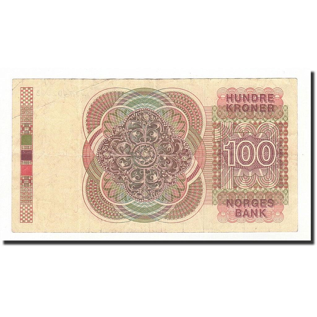 Banconote, Norvegia, 100 Kroner, 1982, KM:41c, BB