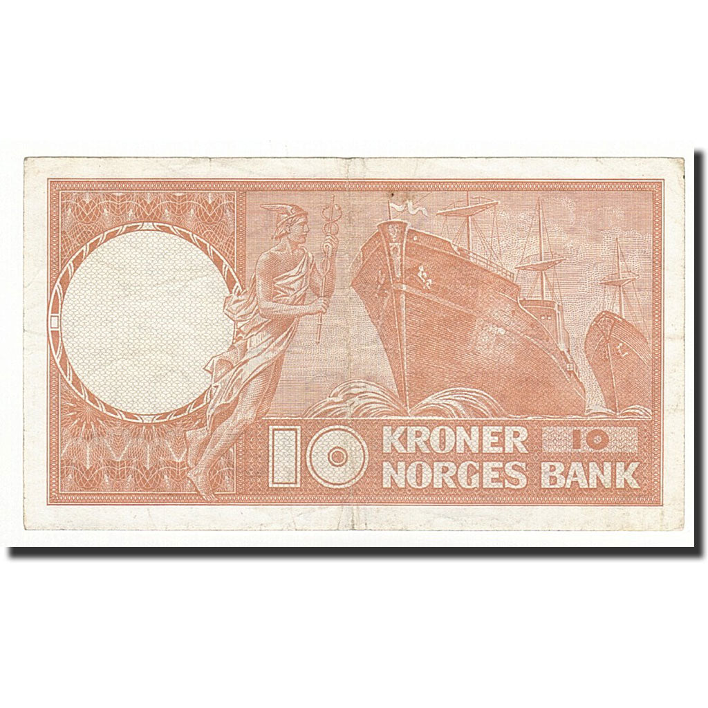 Norway, 10 Kroner, 1969, KM:31d, EF(40-45)