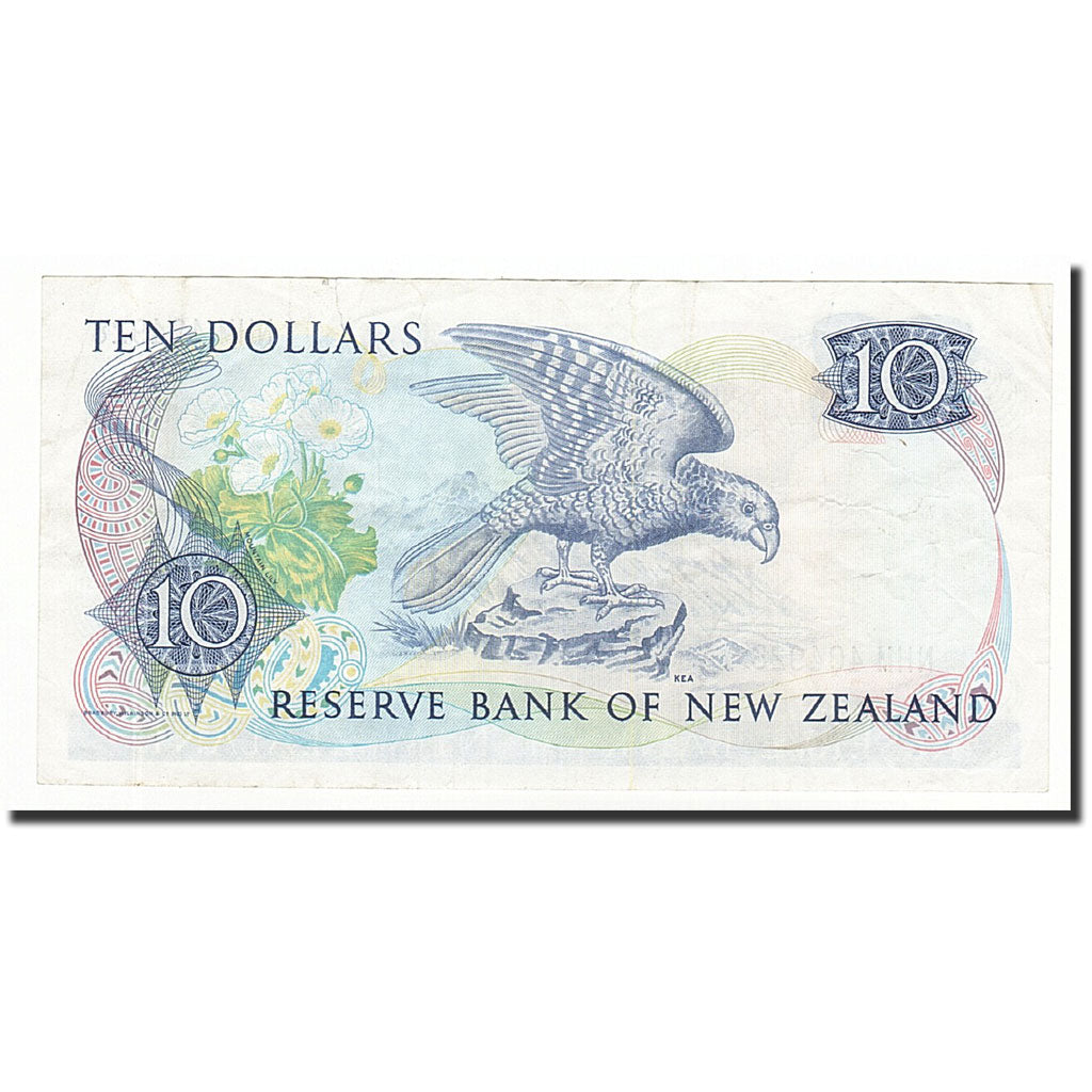 Billet, Nouvelle-Zélande, 10 Dollars, 1981-1985, Undated, KM:172a, TTB