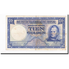 Paesi Bassi, 10 Gulden, KM:75b, 1945-05-07, MB