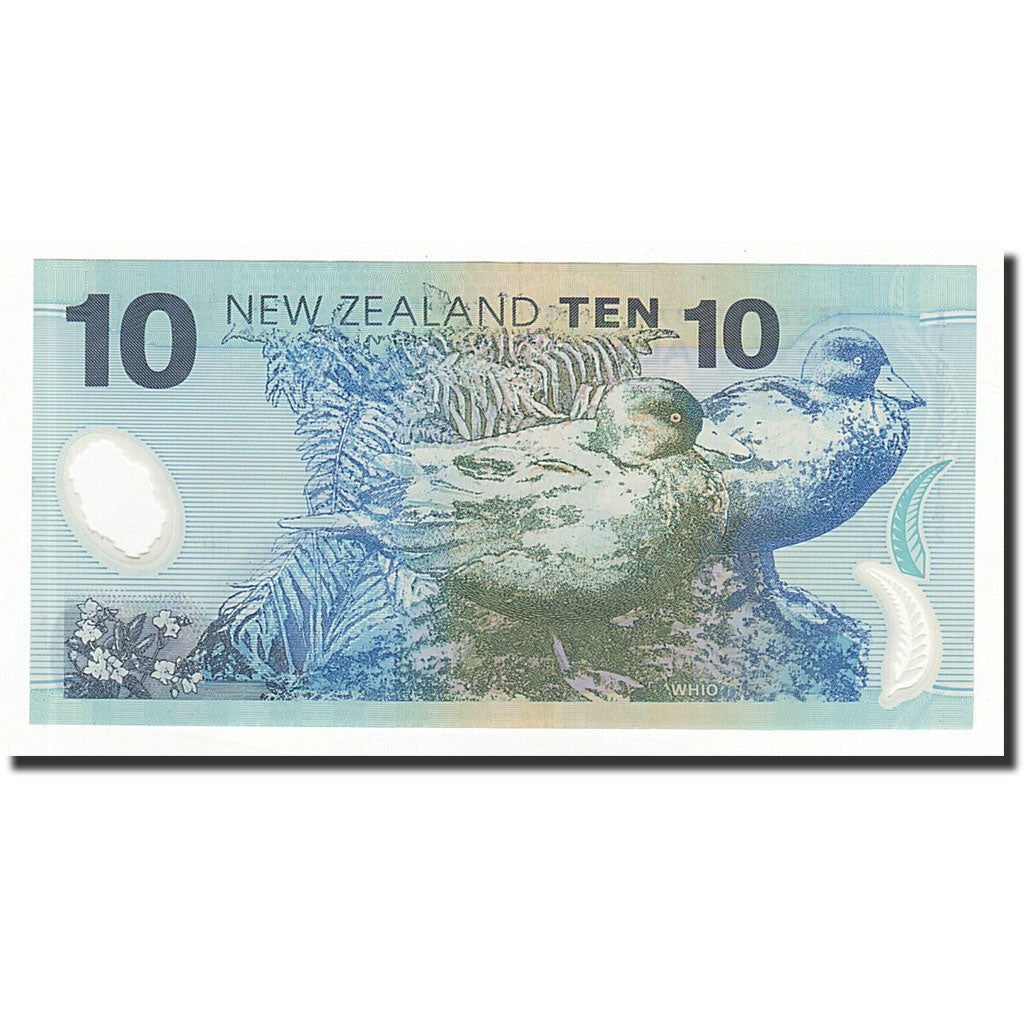 New Zealand, 10 Dollars, 1999-2007, KM:186a, AU(55-58)