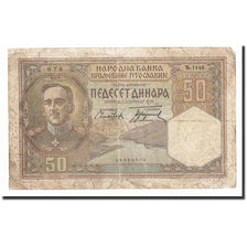 Banknote, Yugoslavia, 50 Dinara, 1931-12-01, KM:28, VG(8-10)