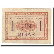 Billet, Yougoslavie, 1 Dinar, 1919, KM:12, B+