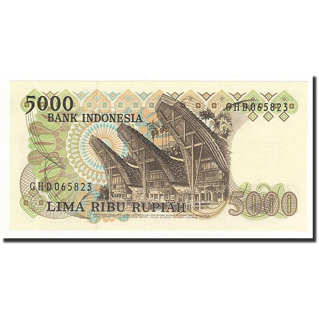 Geldschein, Indonesien, 5000 Rupiah, 1980, Undated, KM:120A, UNZ
