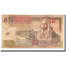 Jordan, 5 Dinars, 2002, KM:35a, VF(20-25)