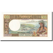 Tahiti, 100 Francs, 1971, KM:24a, UNZ