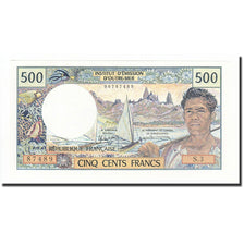 Billet, Tahiti, 500 Francs, 1969-1971, 1985, KM:25d, NEUF