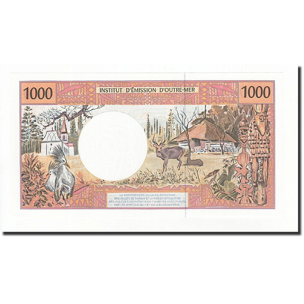 Banconote, Francia d’oltremare, 1000 Francs, 2003, FDS