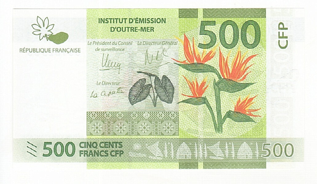 Polinesia francese, 500 Francs, Undated (2014), FDS