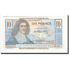 Geldschein, St. Pierre und Miquelon, 10 Francs, Undated (1950-1960), UNZ, KM:23