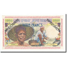 Banconote, Guadalupe, 1000 Francs, 1960, SPL, KM:39s