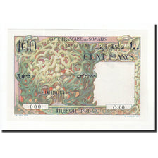Banknote, French Somaliland, 100 Francs, 1952, Undated, KM:26a, UNC(65-70)
