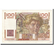 Banconote, Francia, 100 Francs, 1946, 1946-07-11, MB, Fayette:28.6, KM:128a