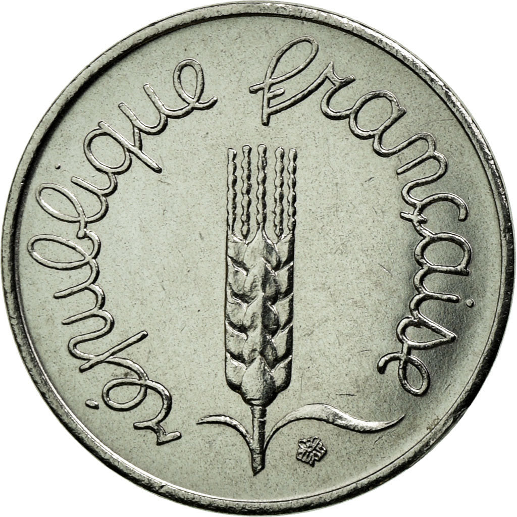 Coin, France, Épi, Centime, 1977, Paris, AU(55-58), Stainless Steel, KM:928