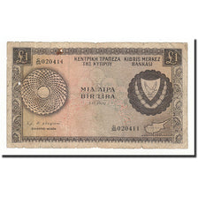 Biljet, Cyprus, 1 Pound, 1972-11-01, KM:43b, B