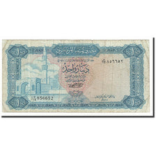 Banconote, Libia, 1 Dinar, 1972, KM:35b, MB