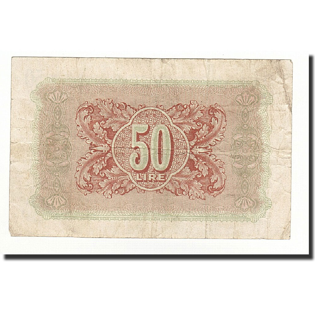 Libya, 50 Lire, 1943, KM:M5a, S