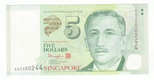Banknote, Singapore, 5 Dollars, 2005, KM:47, UNC(65-70)