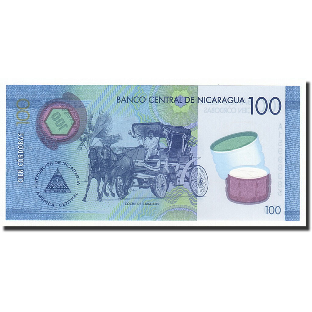 Billet, Nicaragua, 100 Cordobas, 2015, NEUF