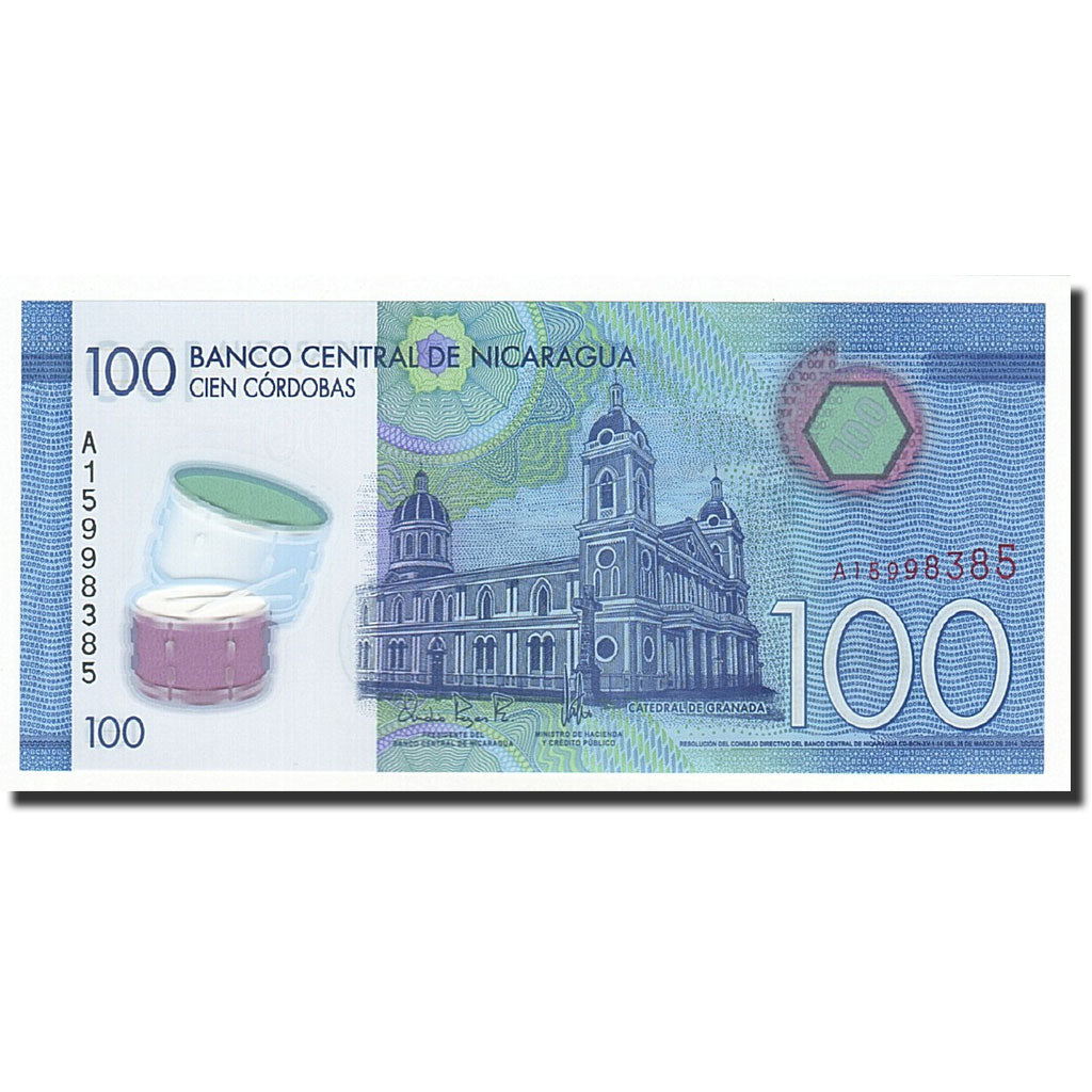 Billet, Nicaragua, 100 Cordobas, 2015, NEUF
